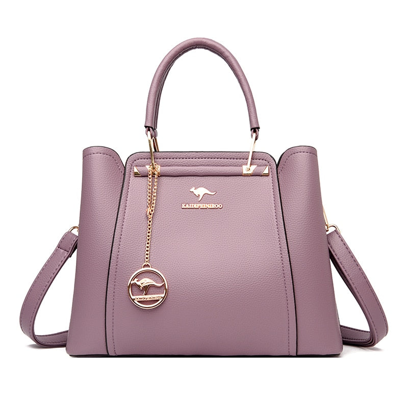 Women's Classic Leather Bag - Aussie - CARYMEN