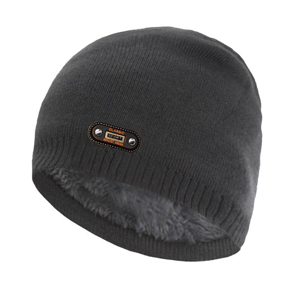 Fashion Knitted Hat Men Winter Hats For Women Skullies Beanies Cap шапк Beanie Hat Fur Gorro Thick Warm Bonnet Men's Winter Cap - CARYMEN