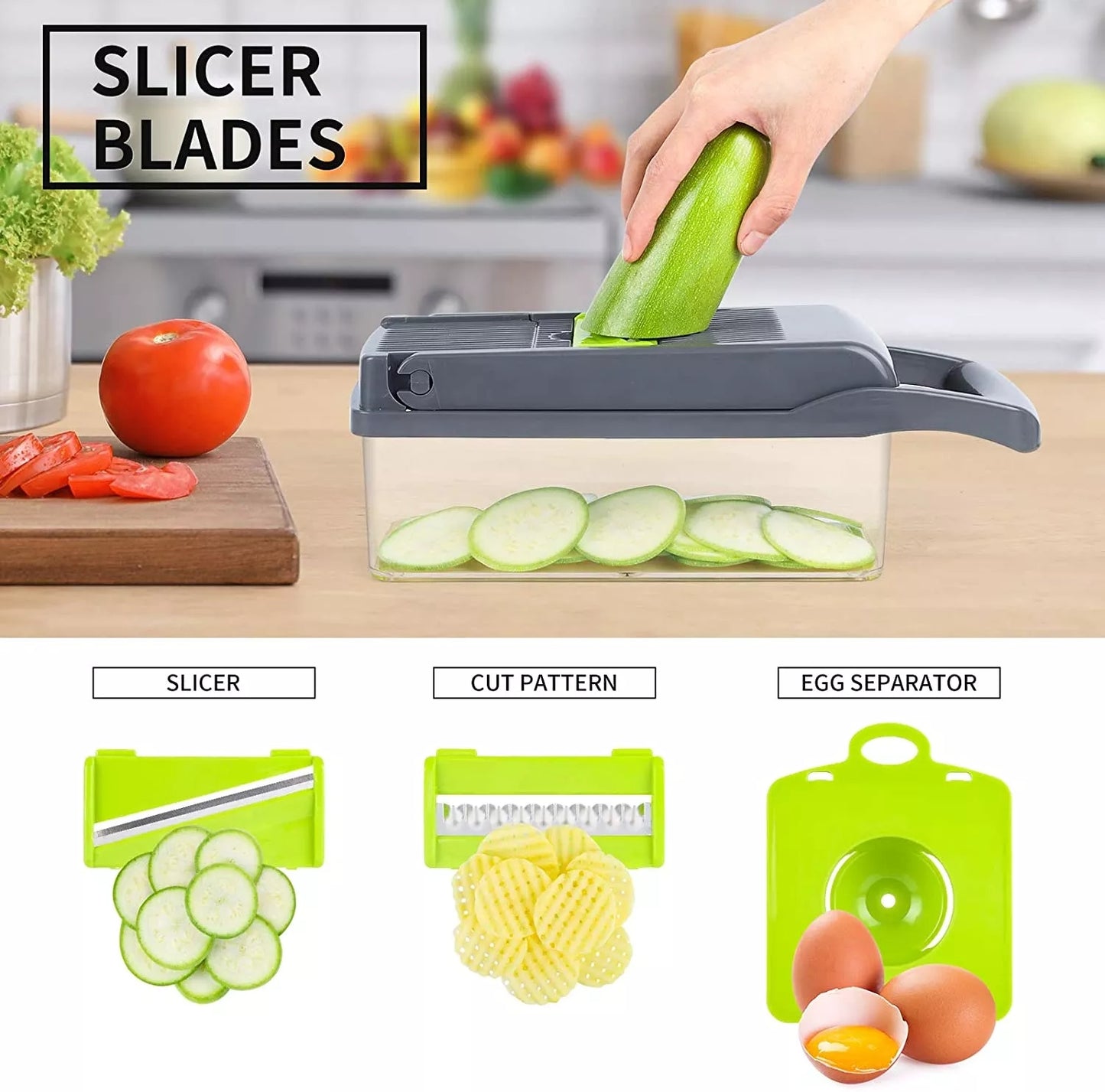 14 In 1 Multifunctional Vegetable Chopper - CARYMEN