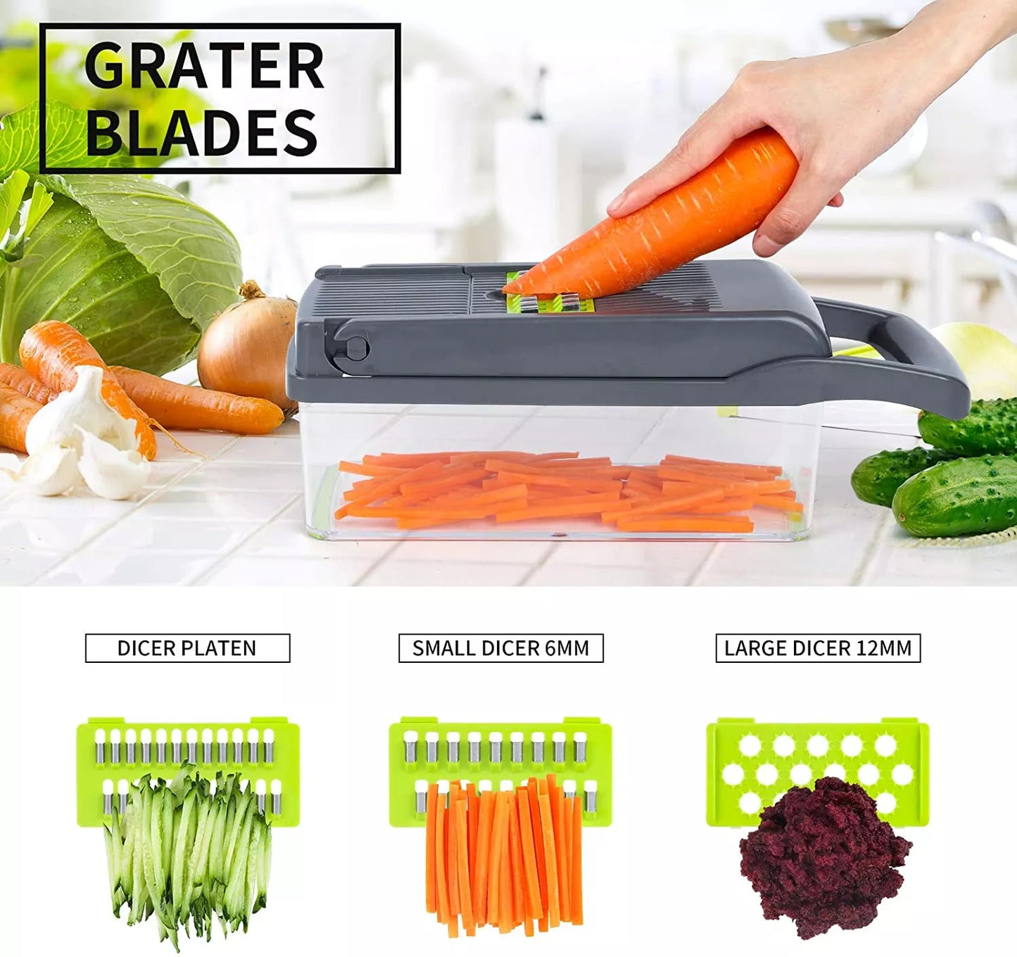 14 In 1 Multifunctional Vegetable Chopper - CARYMEN