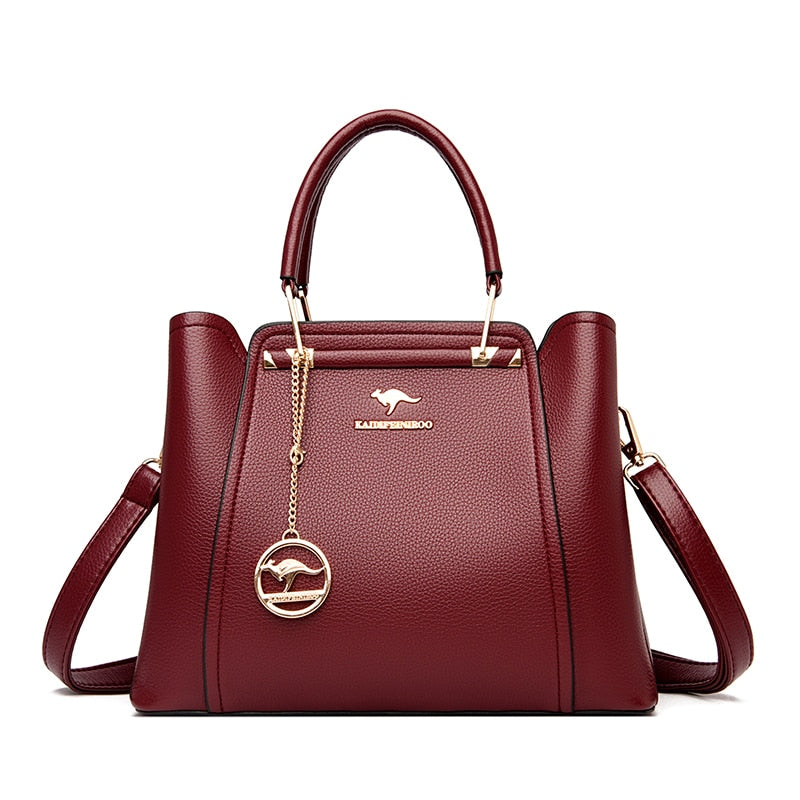 Women's Classic Leather Bag - Aussie - CARYMEN