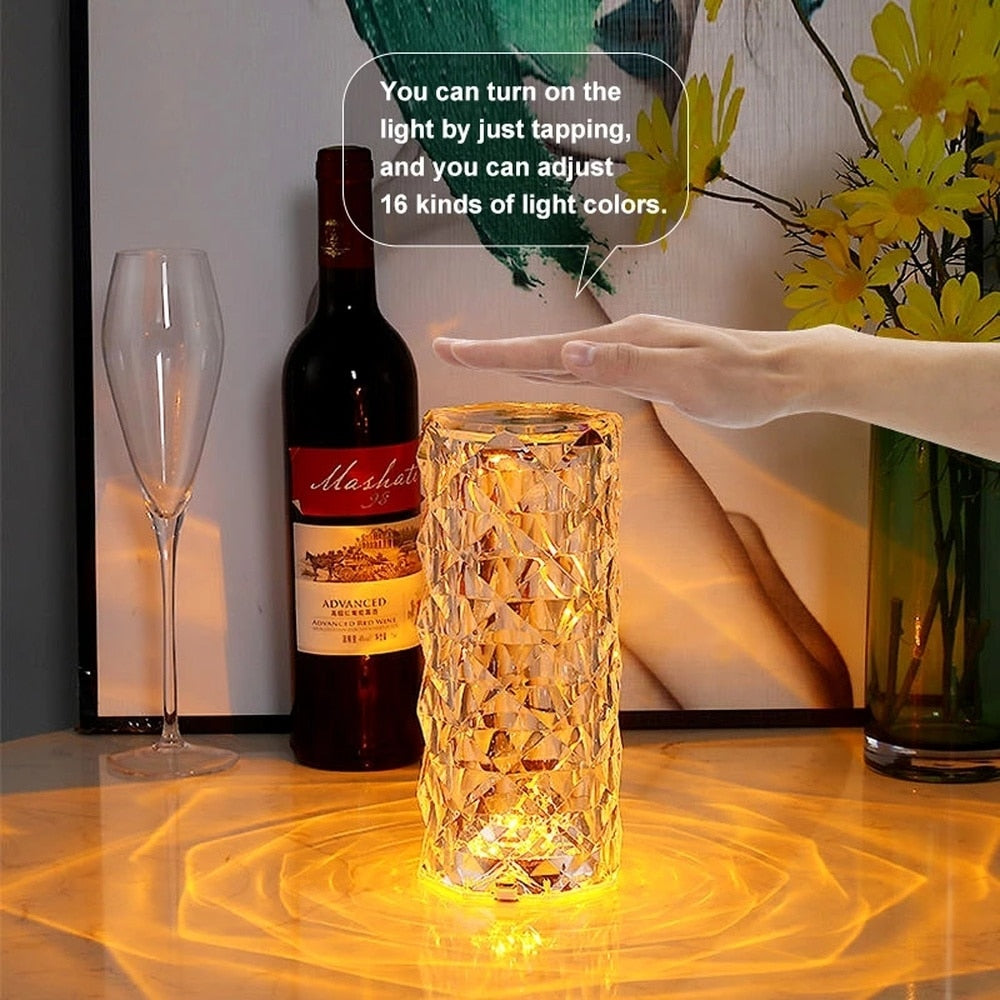 LED Crystal Lamp Light - CARYMEN