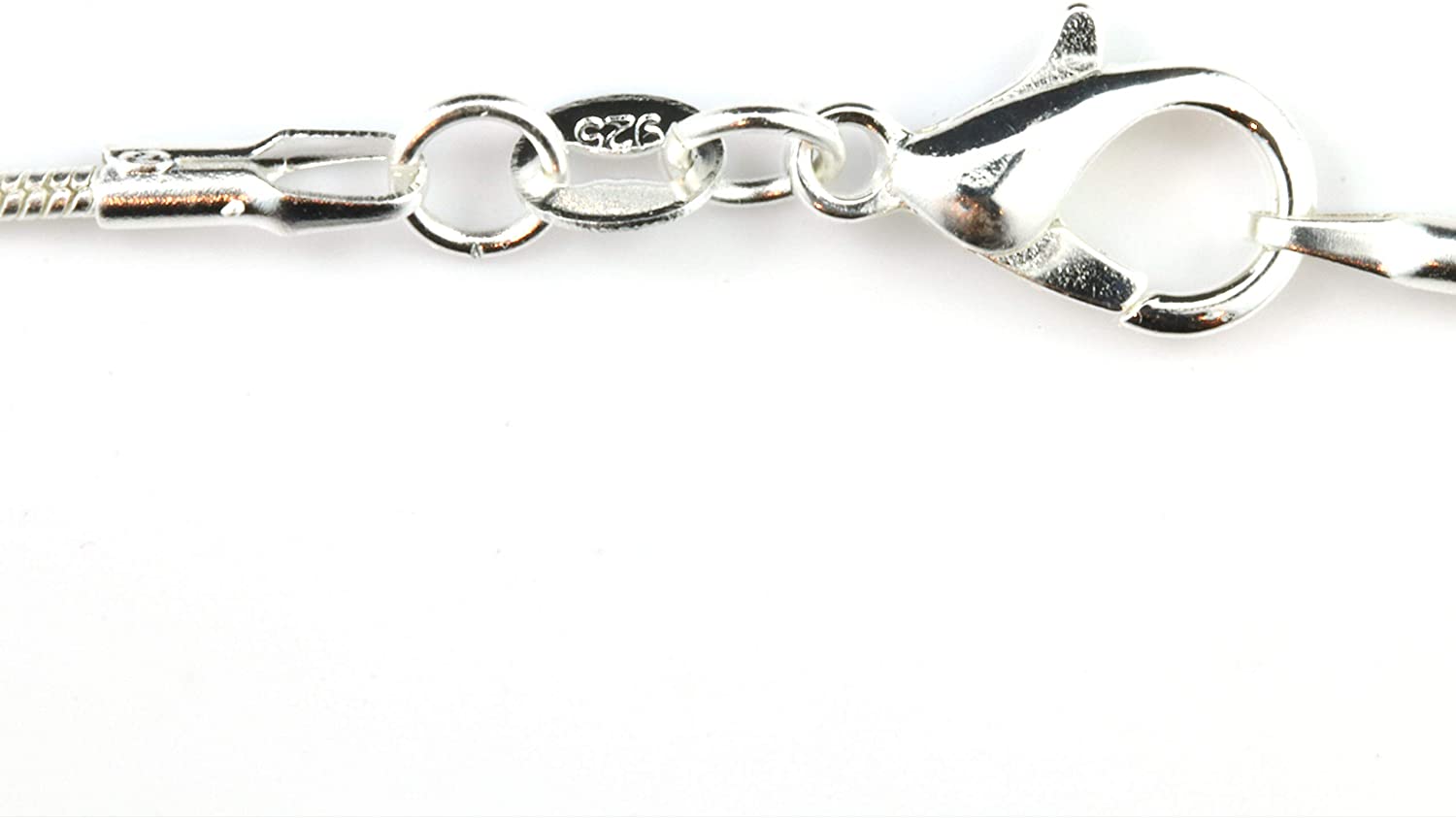 EPJ Whale with Three Rhinestones for Water Charm Snake Chain Necklace - CARYMEN