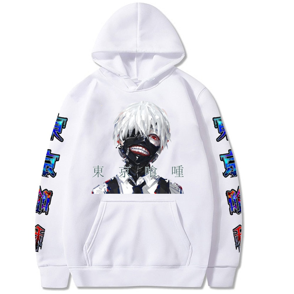 Tokyo Ghoul Anime Manga Hoodie Kaneki Ken Printed Men/women Hoodie Long Sleeve Sweatshirt