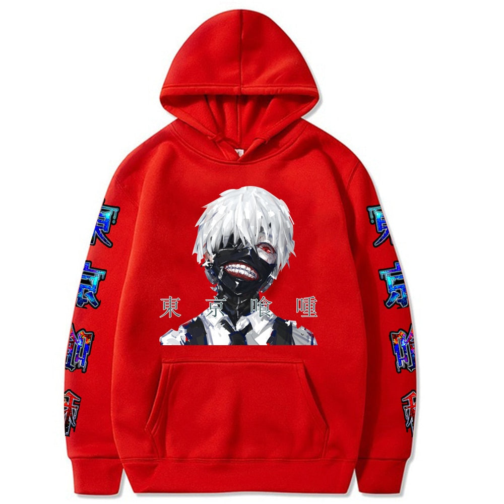 Tokyo Ghoul Anime Manga Hoodie Kaneki Ken Printed Men/women Hoodie Long Sleeve Sweatshirt