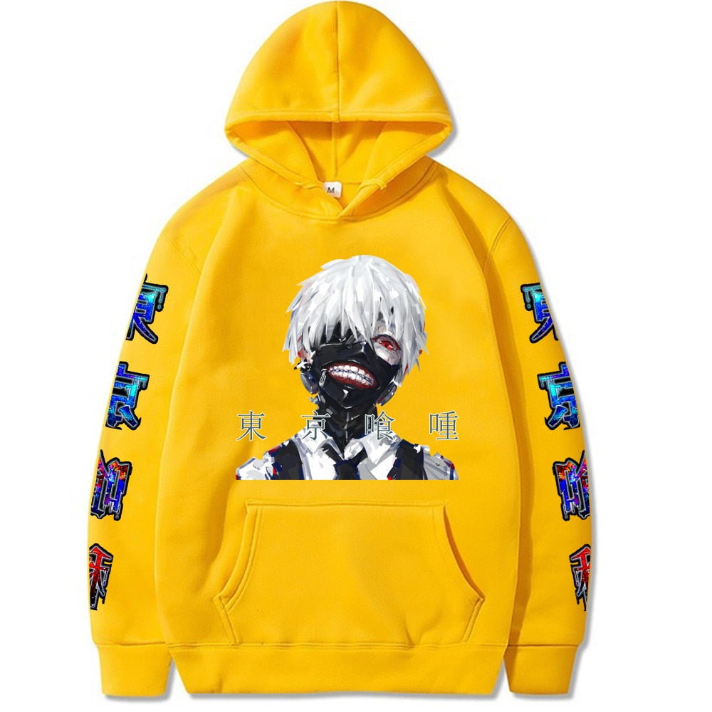 Tokyo Ghoul Anime Manga Hoodie Kaneki Ken Printed Men/women Hoodie Long Sleeve Sweatshirt