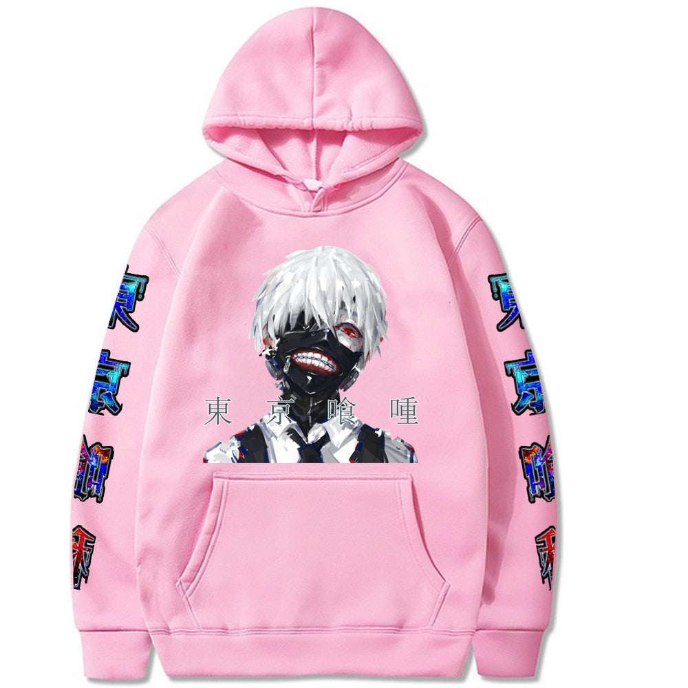 Tokyo Ghoul Anime Manga Hoodie Kaneki Ken Printed Men/women Hoodie Long Sleeve Sweatshirt