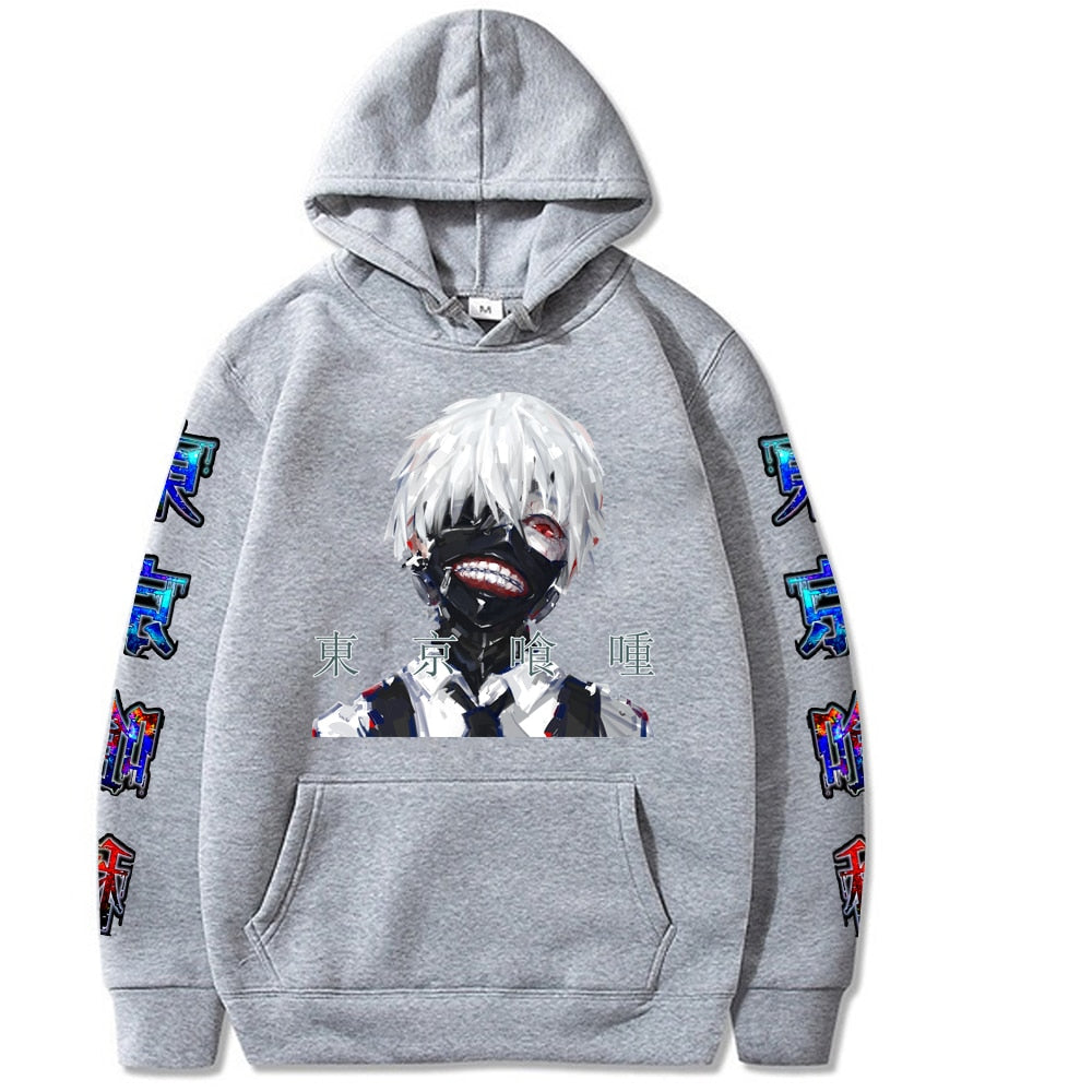 Tokyo Ghoul Anime Manga Hoodie Kaneki Ken Printed Men/women Hoodie Long Sleeve Sweatshirt