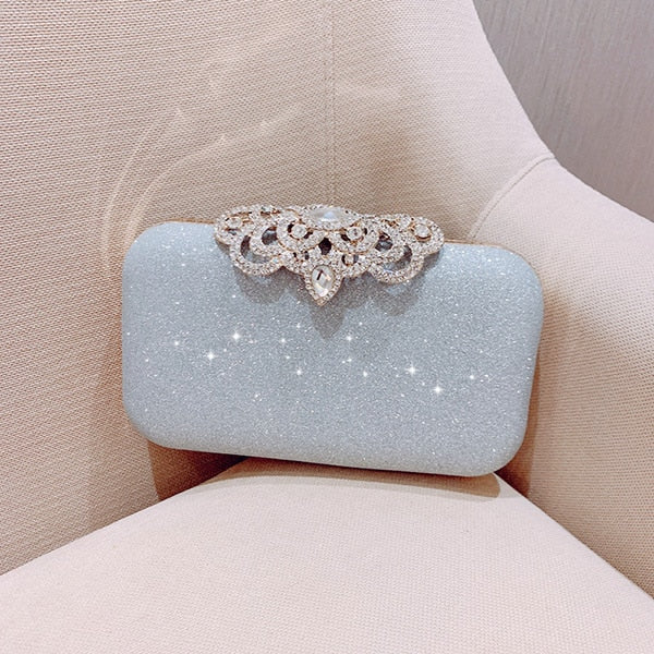 Meloke new fashion Sequined Scrub Clutch Women&#39;s Evening Bags Bling Day Clutches Gold Wedding Purse Female Handbag MN2023