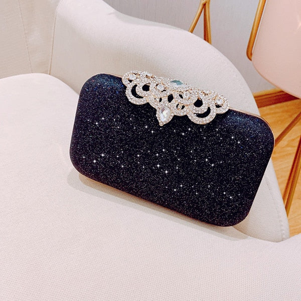 Meloke new fashion Sequined Scrub Clutch Women&#39;s Evening Bags Bling Day Clutches Gold Wedding Purse Female Handbag MN2023