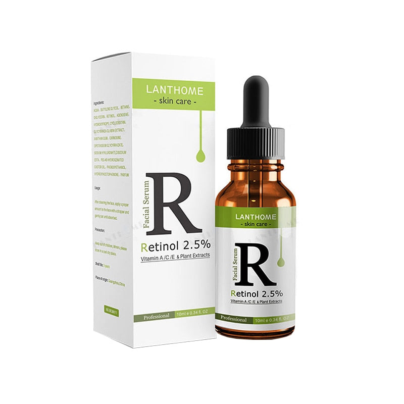 Retinol Serum Anti Wrinkle Fade Dark Spots Vitamin C Facial Serum