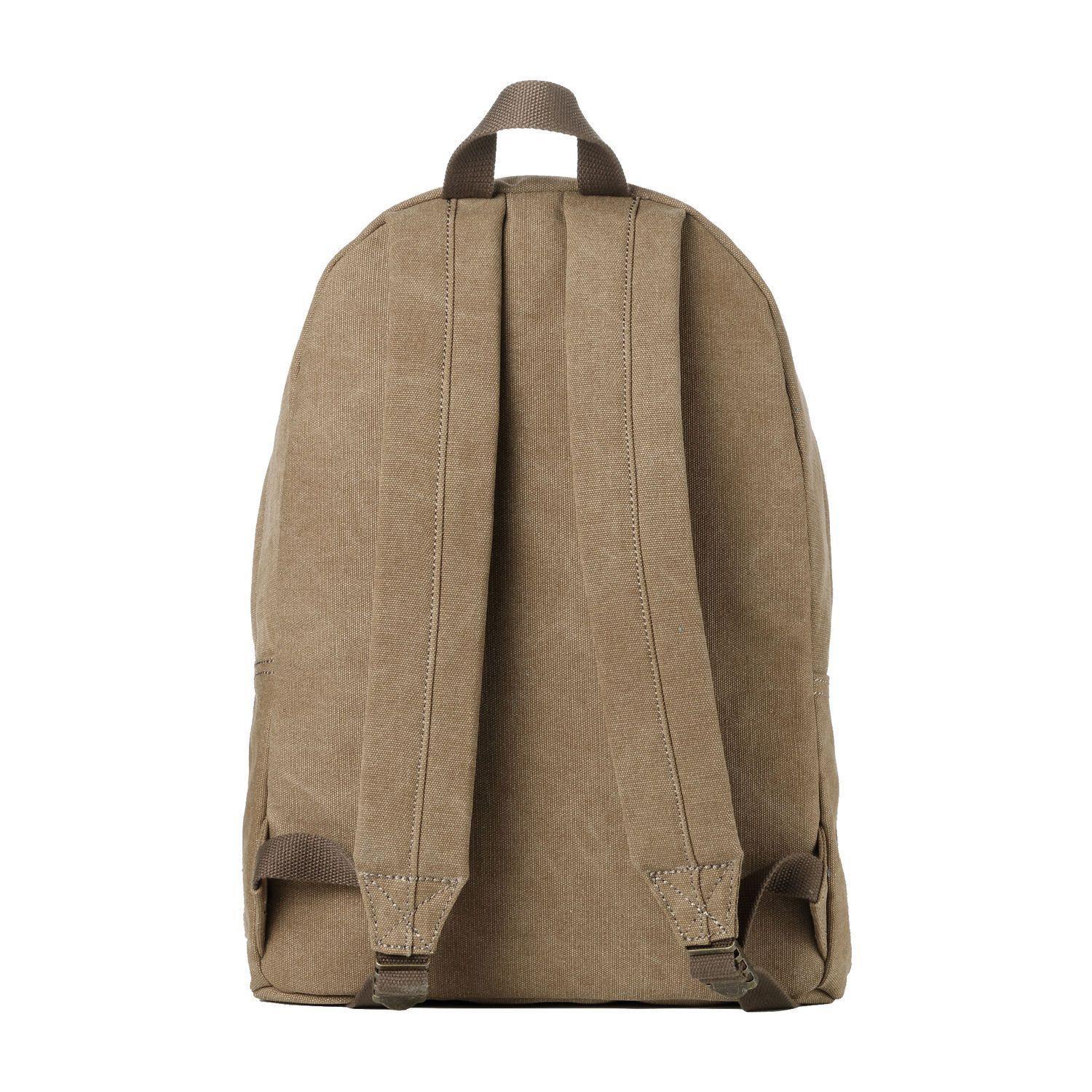 TRP0384 Troop London Heritage Canvas Backpack, Casual Daypack - CARYMEN