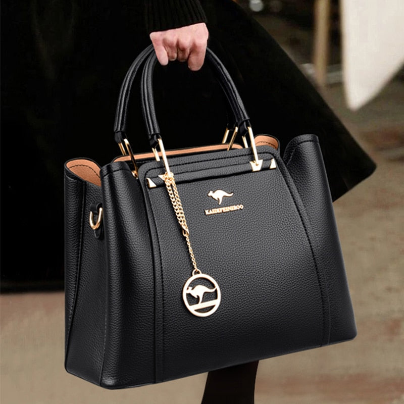 Women's Classic Leather Bag - Aussie - CARYMEN