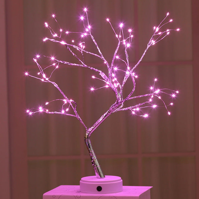 Coquimbo 36/108 LEDS Night Light Bonsai Tree Light Gypsophila Lights Home Party Wedding Indoor Decoration Night Light - CARYMEN