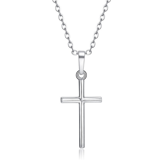 Fashion Female Cross Pendants dropshipping Gold Black Color Crystal Jesus Cross Pendant Necklace Jewelry For Men/Women Wholesale - CARYMEN