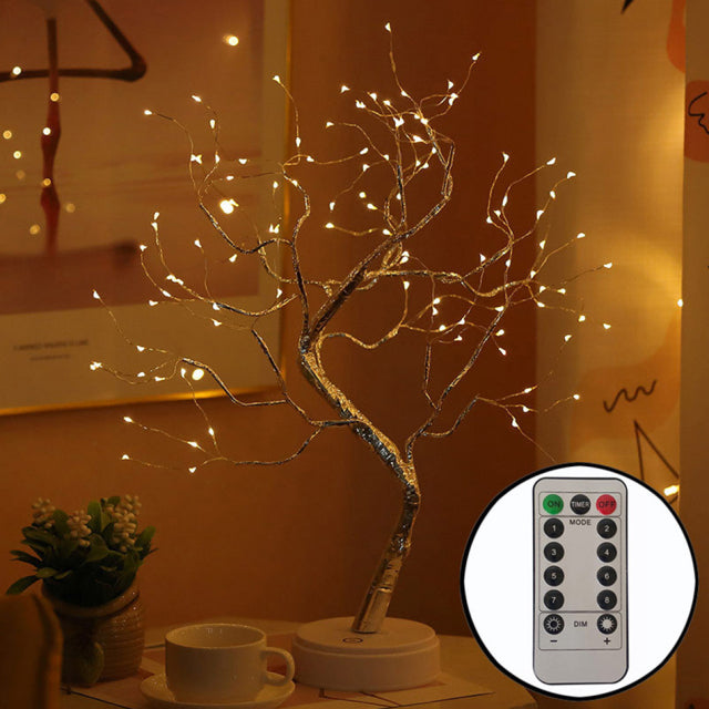 Coquimbo 36/108 LEDS Night Light Bonsai Tree Light Gypsophila Lights Home Party Wedding Indoor Decoration Night Light - CARYMEN