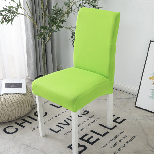 Geometric Dining Chair Cover Spandex Elastic Chair Slipcover Case Stretch Chair Covers for Wedding Hotel Banquet Dining Room - CARYMEN