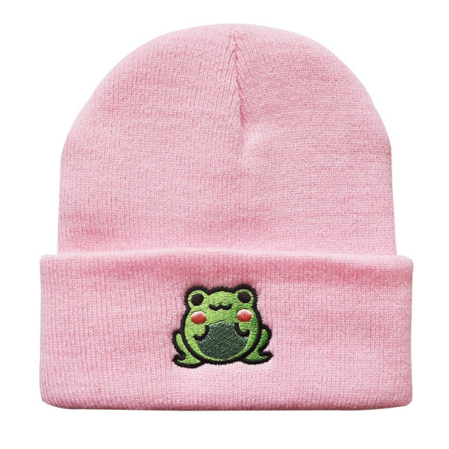 2022 Frog Hat Beanies Bonnet Hats for Women Men Beanie Chapeau Femme Cap Gorras Para Mujer Hip Hop Caps Gorro Gorros De Lana - CARYMEN
