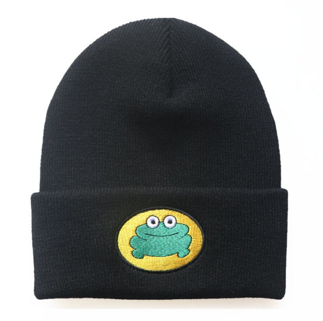 2022 Frog Hat Beanies Bonnet Hats for Women Men Beanie Chapeau Femme Cap Gorras Para Mujer Hip Hop Caps Gorro Gorros De Lana - CARYMEN