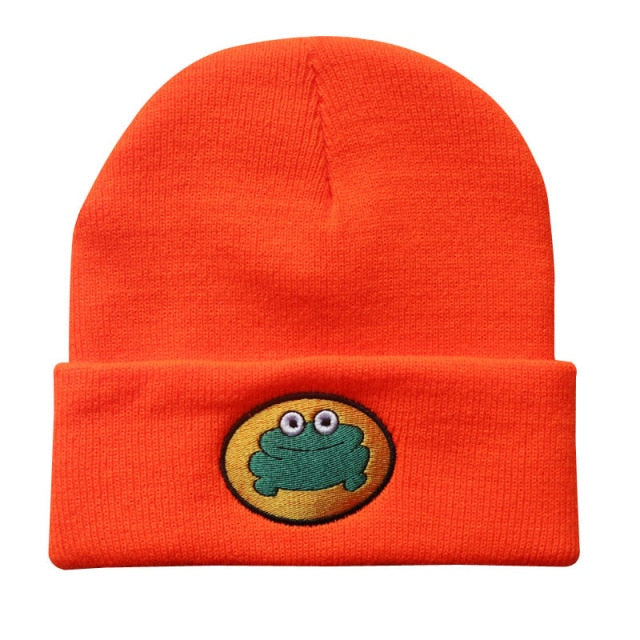 2022 Frog Hat Beanies Bonnet Hats for Women Men Beanie Chapeau Femme Cap Gorras Para Mujer Hip Hop Caps Gorro Gorros De Lana - CARYMEN