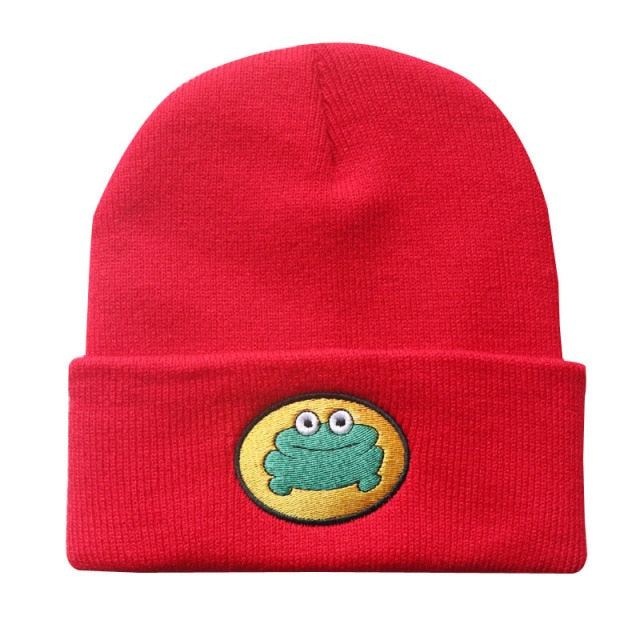 2022 Frog Hat Beanies Bonnet Hats for Women Men Beanie Chapeau Femme Cap Gorras Para Mujer Hip Hop Caps Gorro Gorros De Lana - CARYMEN