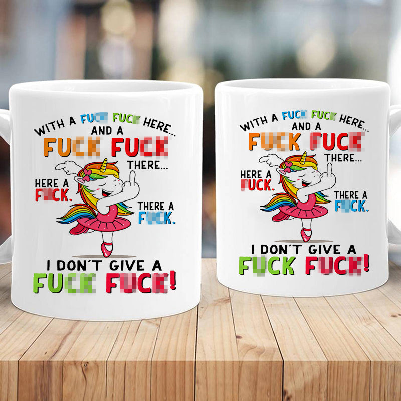 Unicorn White Coffee Mug Funny Mug Middle Cute Finger Ceramic Cute Mugs Coffee Mugs Milk Cup Tazas De Ceramica Creativas R2014 - CARYMEN