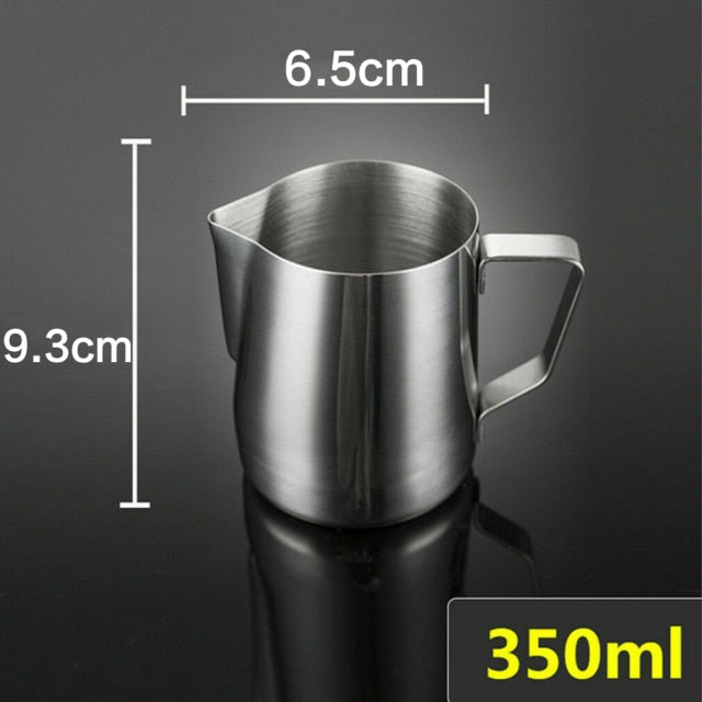 Stainless Steel Milk Frothing Pitcher Espresso Coffee Barista Craft Latte Cappuccino Milk Cream Cup Frothing Jug Pitche milk jug - CARYMEN